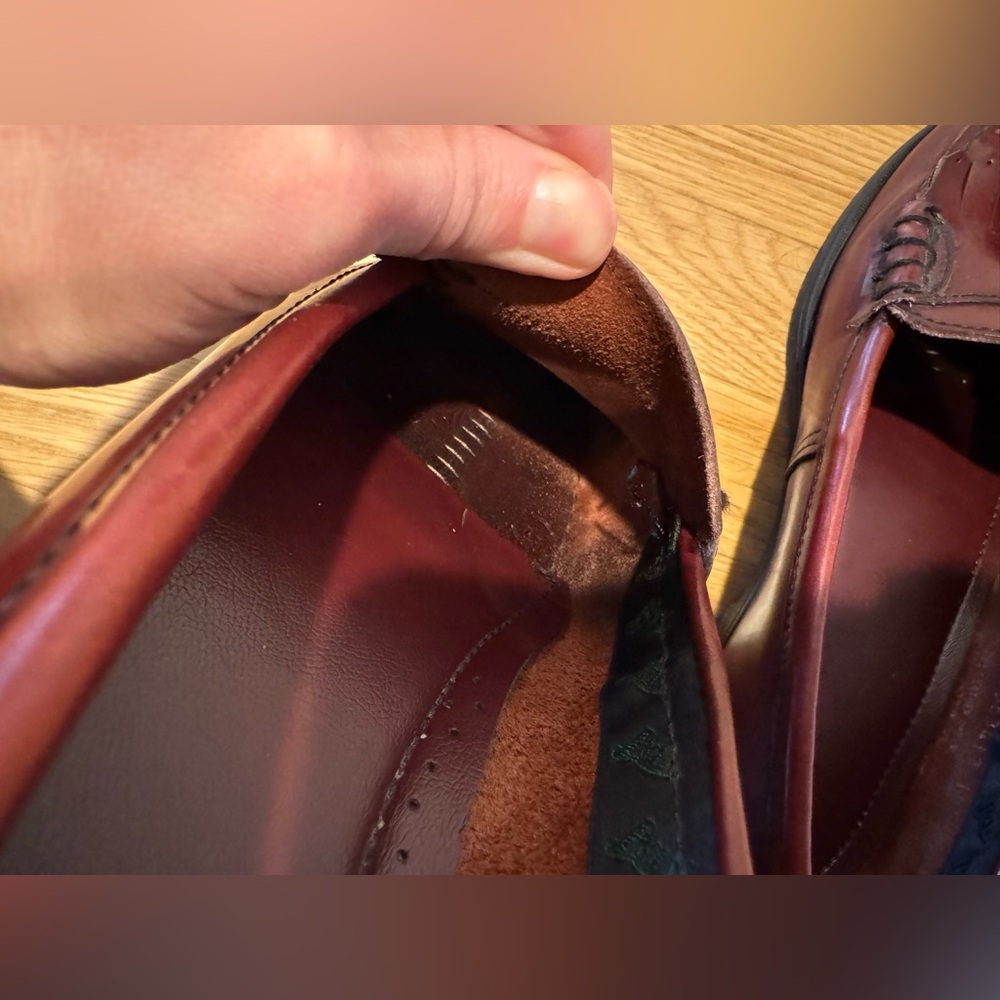 GH Bass Tassel Loafers 👞 burgundy wine color - Picture 10 of 10